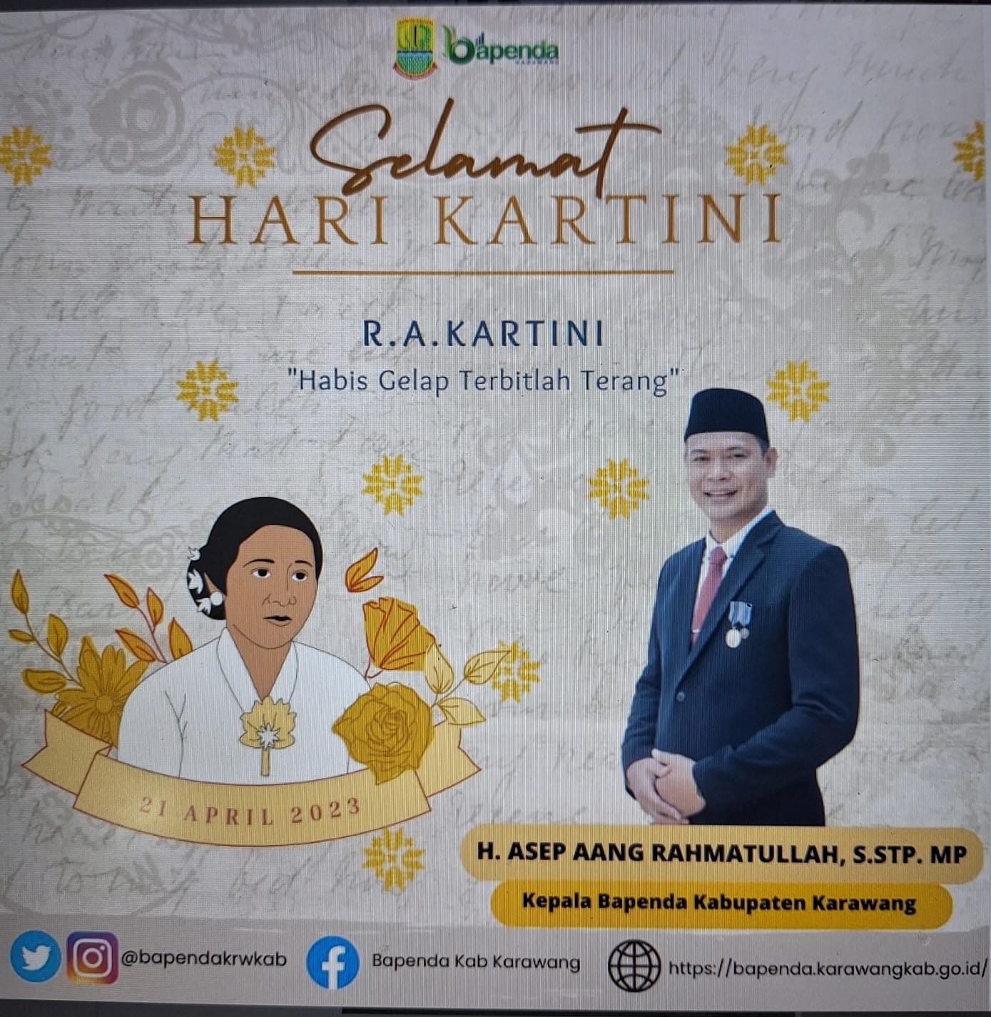 Bapenda Karawang Merayakan Hari Kartini: Terima Kasih untuk Perempuan Hebat Indonesia