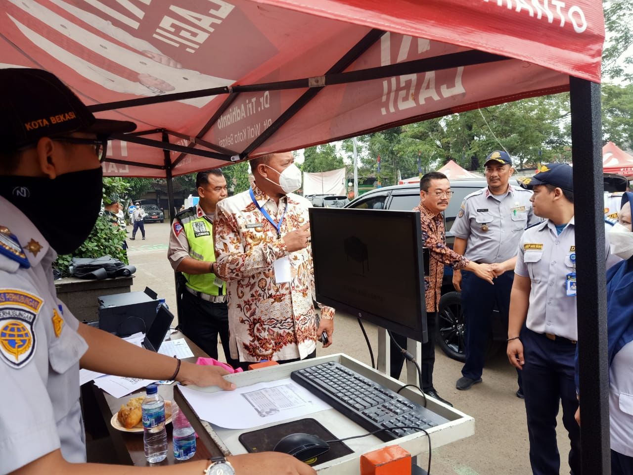 Pengendalian Pencemaran Udara, Dishub Kota Bekasi Lakukan Uji Emisi