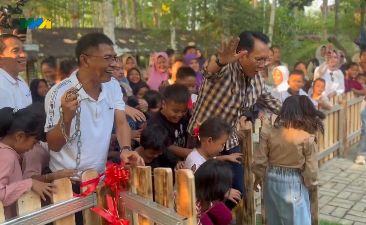 Dongkrak Wisatawan, Pemkab Bekasi Resmikan Taman Bermain Anak di Wisata Adventure Kawung Tilu Bojong Rangkas