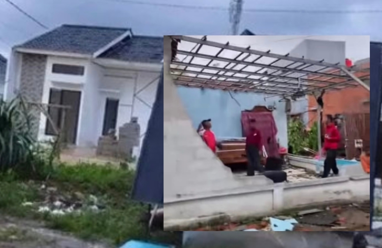 Angin Kencang Terjang Bekasi, Belasan Rumah dan Gedung Sekolah Rusak