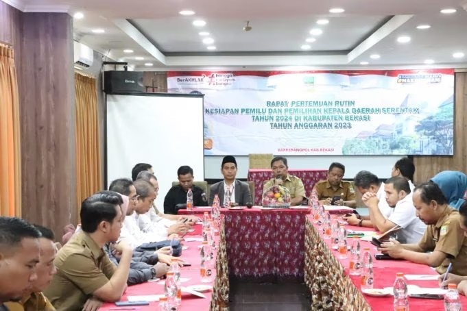 Bakesbangpol Kabupaten Bekasi Godok Kesiapan Pemilu 2024