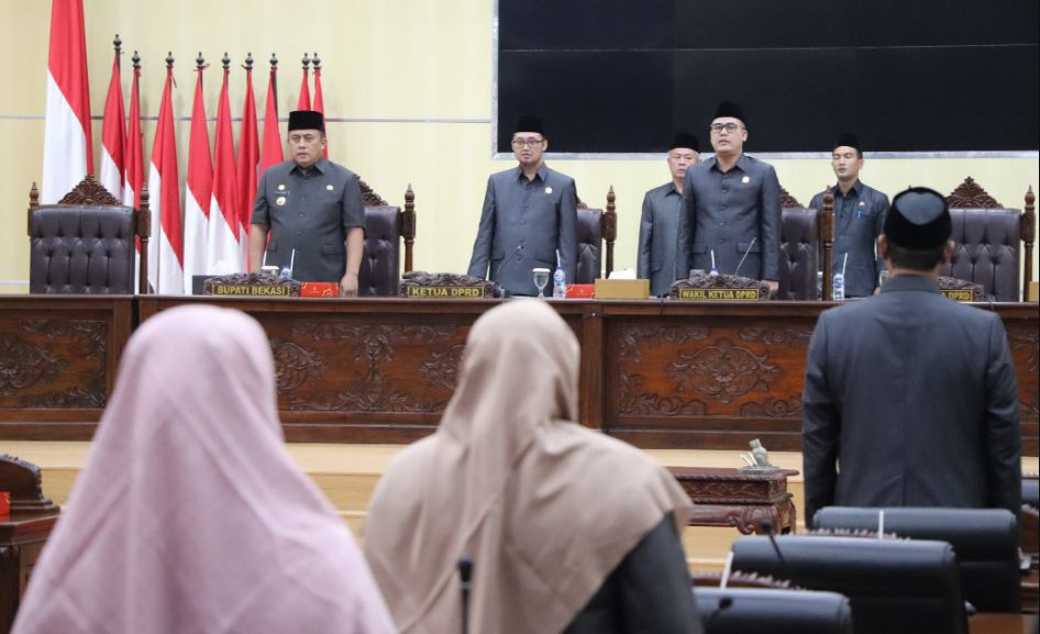 Usup Supriatna Resmi Gantikan Soleman Sebagai Wakil Ketua DPRD Kabupaten Bekasi 