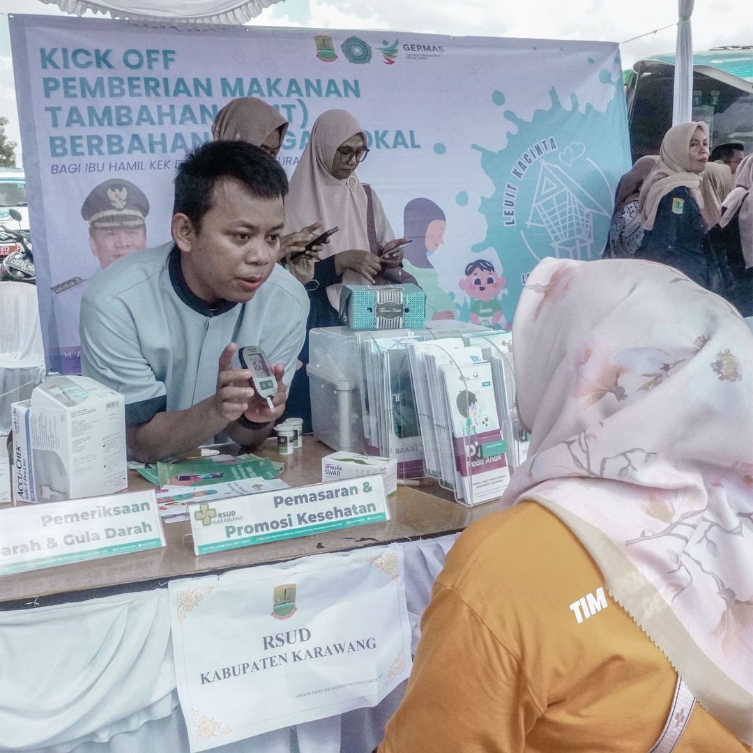 RSUD Karawang Hadir di PATEN Kecamatan Batujaya Beri Layanan Kesehatan Gratis untuk Warga