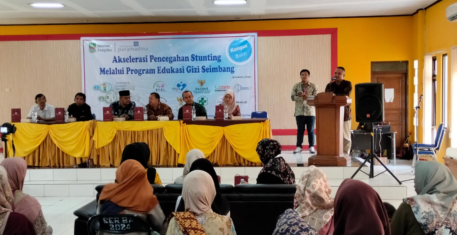 Percepat Penurunan Stunting di Kabupaten Bekasi, Pemkec Serang Baru Sosialisasi Program Edukasi Gizi Seimbang