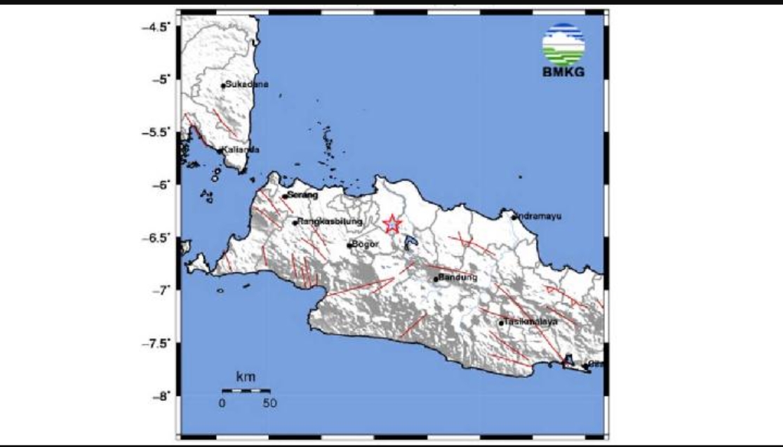 Gempa Magnitudo 2,7 Guncang Bekasi