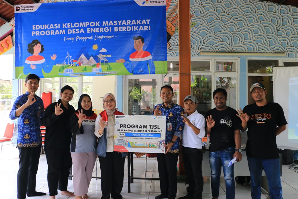 Ade Panel Surya Pertamina Patra Niaga Regional JBB di Ruang Publik Jakarta Utara, Energi Pun Lebih Bersih