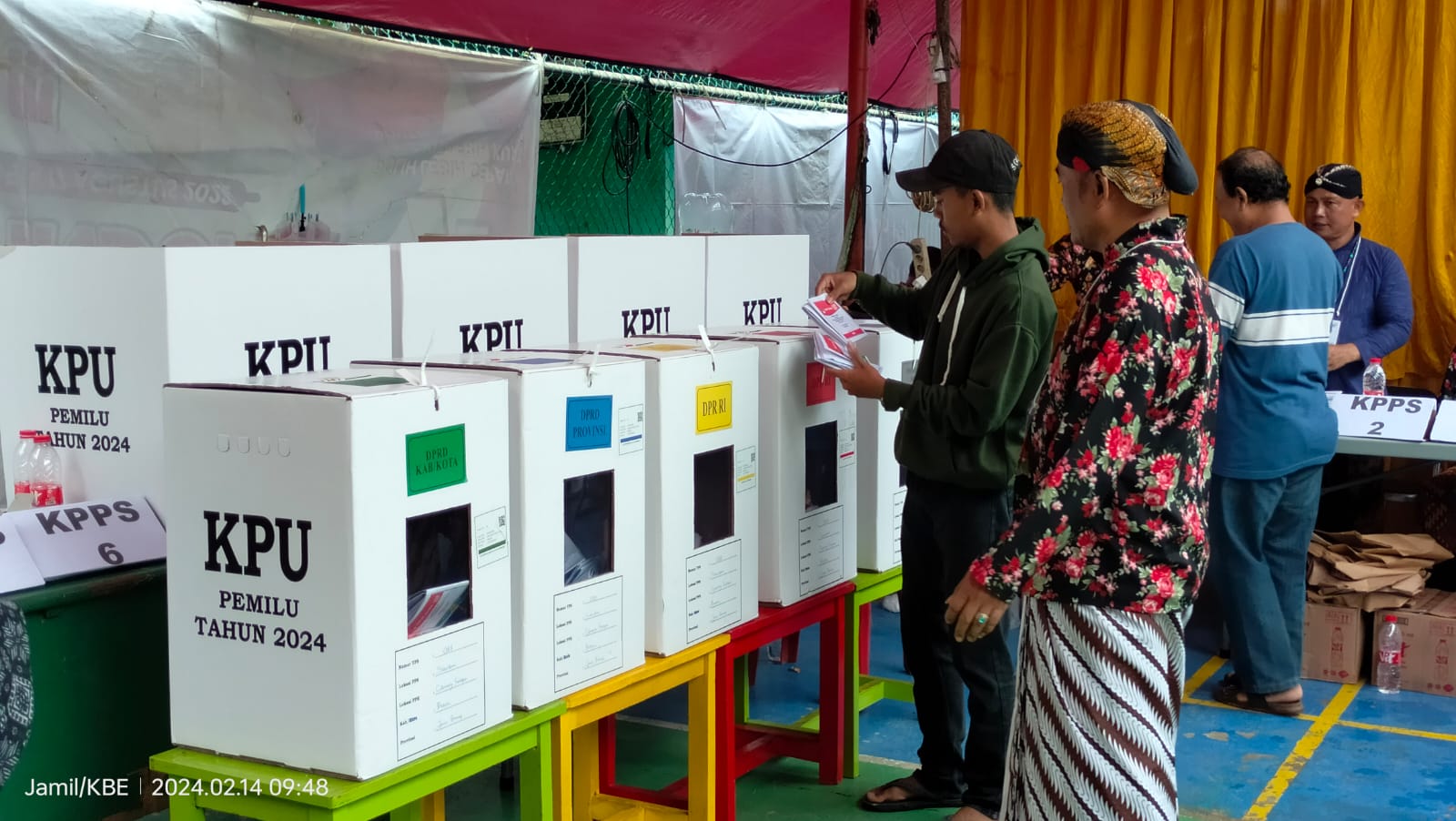 Tingkat Partisipasi Pemilih di Desa Sukadami Mencapai Kurang Lebih 80 Persen