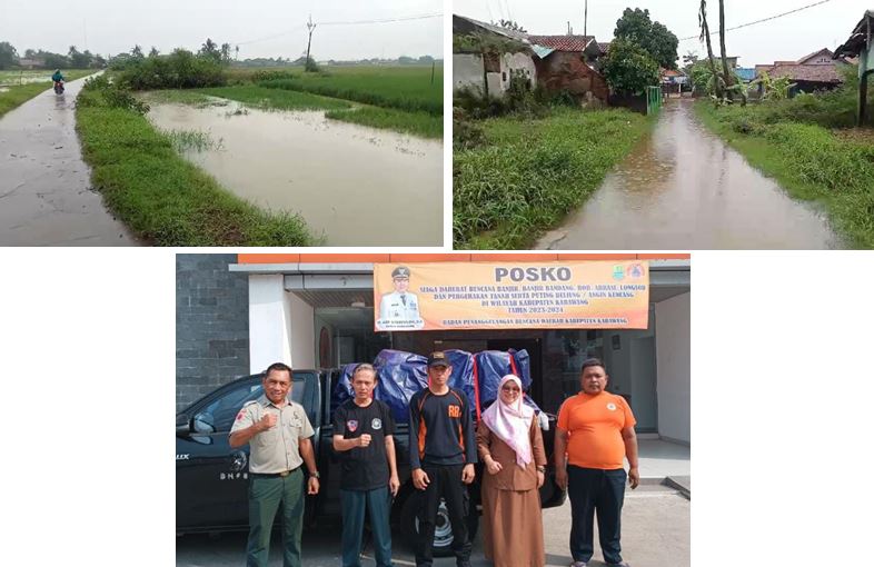 Banjir Surut, Pemkab Karawang Imbau Warga Desa Karangligar Antisipasi Banjir Susulan