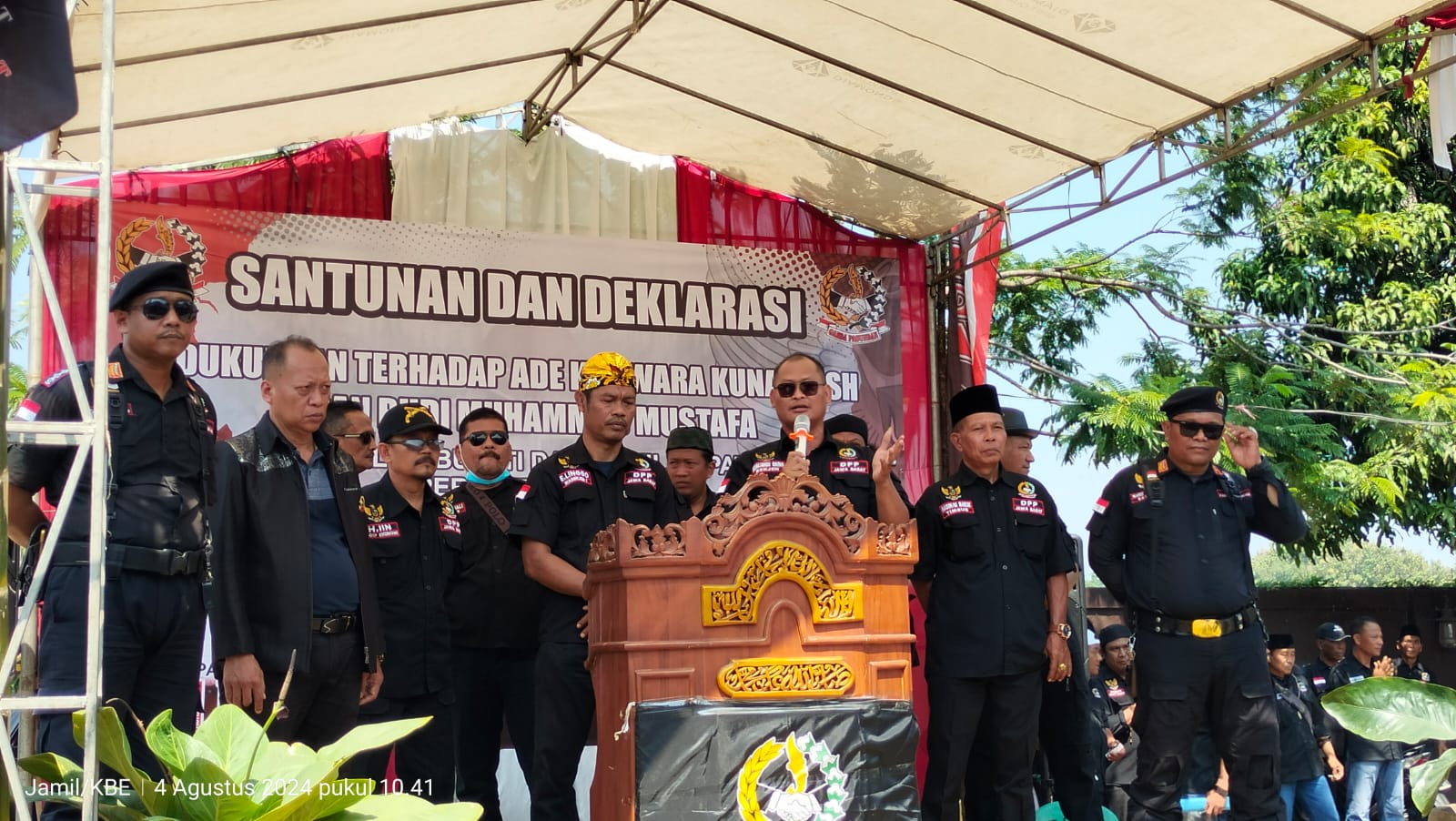 Garda Pasundan Jawa Barat Deklarasikan Dukung Ade Kuswara Kunang Jadi Bupati Bekasi