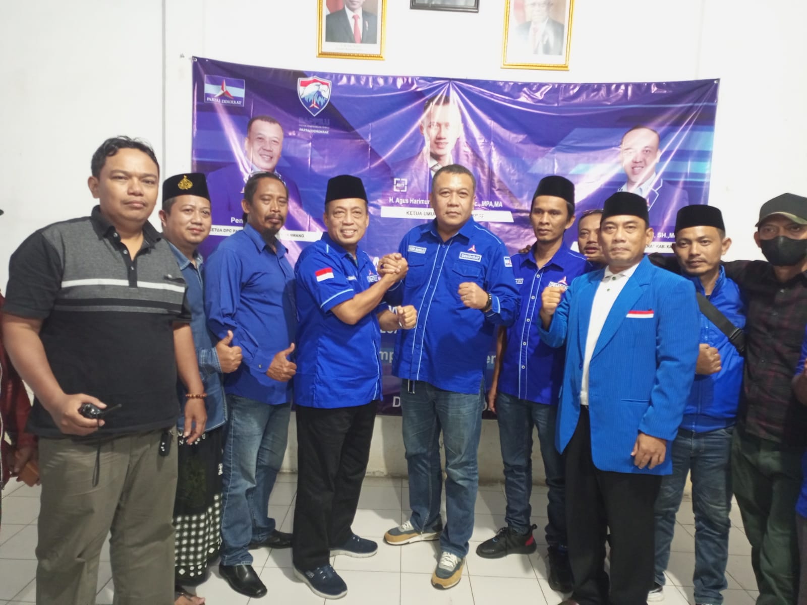 Demokrat Karawang Dapat Kekuatan Baru  dengan H. Emay Ahmad Maehi Resmi Kembalikan Berkas Pencalegan 