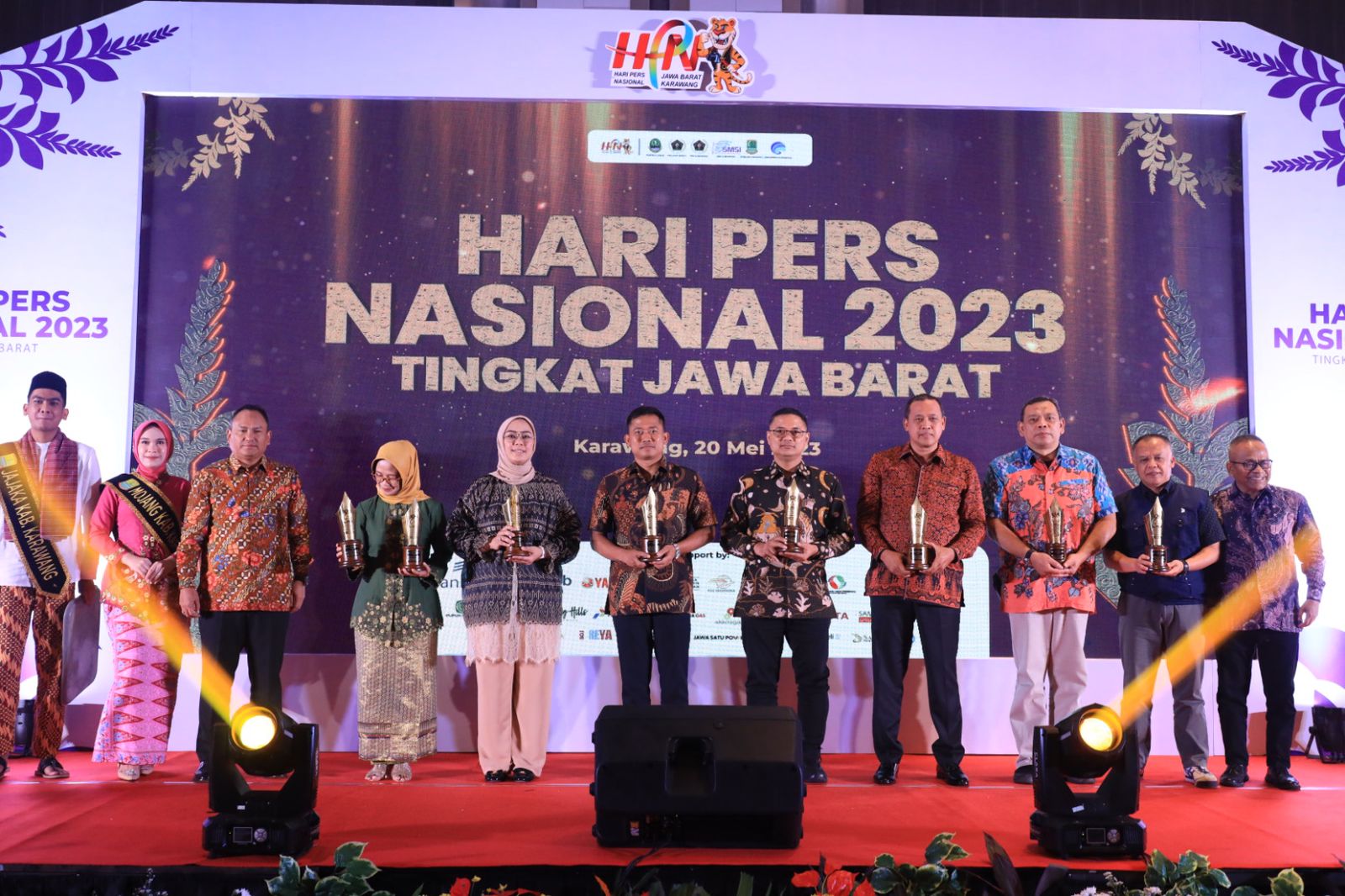 Puncak HPN Jabar 2023, PWI Anugerahkan Predikat Pupuhu Pangaping untuk Kepala Daerah