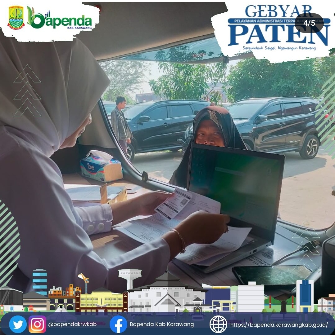 Bapenda Karawang Hadir di Gebyar Paten Kecamatan Cilebar