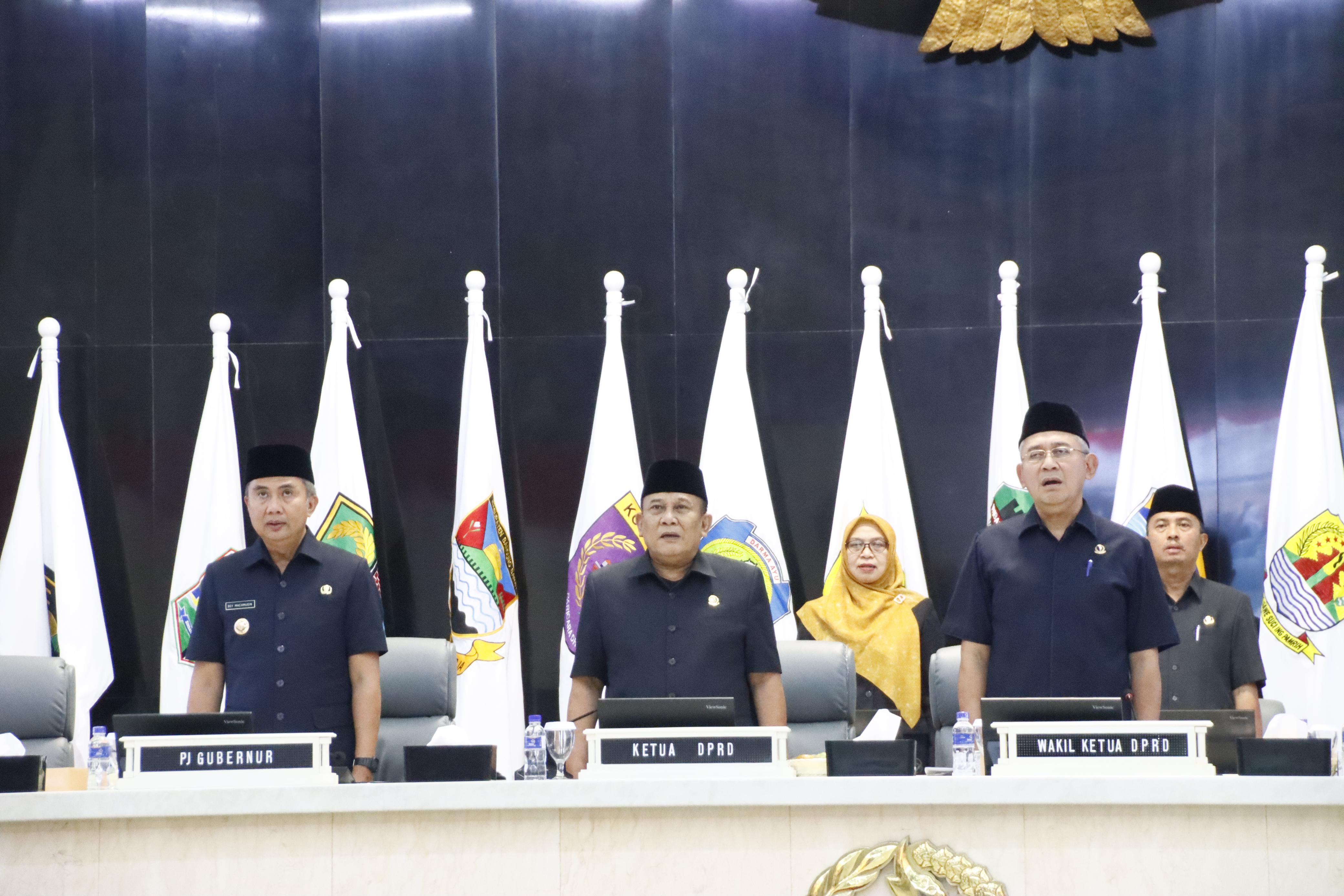 DPRD Jabar Gelar Rapat Paripurna Penyampaian Nota Pengantar Gubernur Terkait Ranperda