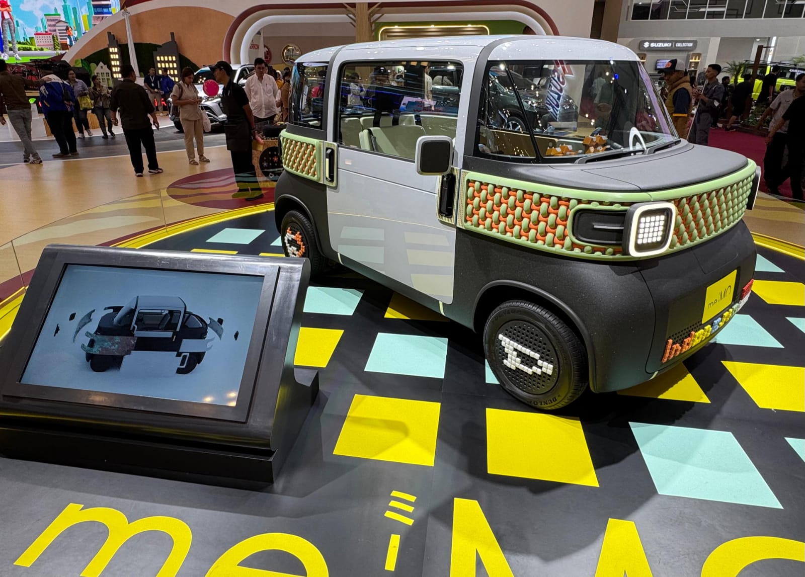 Mejeng di GIIAS 2024, Begini Imutnya Mobil Listrik Daihatsu me:MO