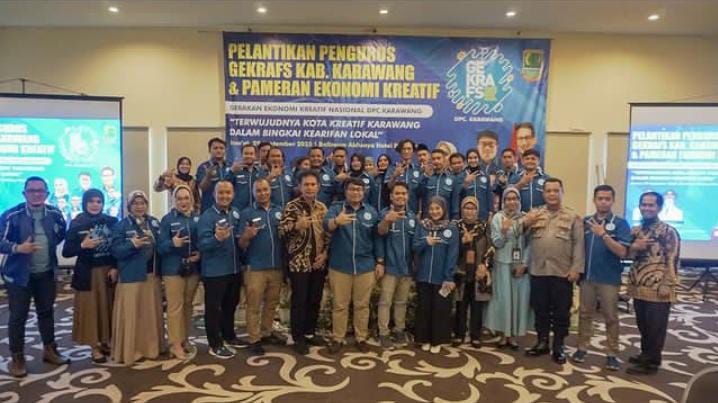 Gekrafs Karawang Dilantik, Komitmen jadi Penggerak Ekonomi Kreatif di Kota Industri