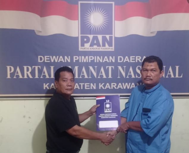 DPD PAN Karawang Terima Tim Gina Swara Untuk Pengembalian Berkas Pendaftaran Bacakada