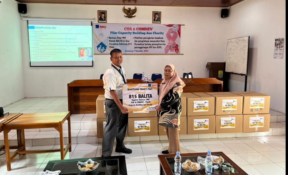 PT BMJ dan Pemdes Purwadana Gelar CSR & COMDEV Pilar Capacity Building and Charity