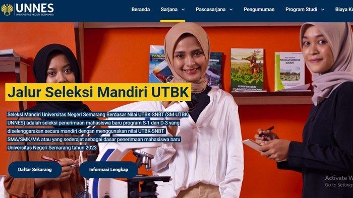 Daftar Seleksi Mandiri Unnes 2023 Jalur UTBK, Cek Jadwal Penyeleksian dan Persyaratannya!