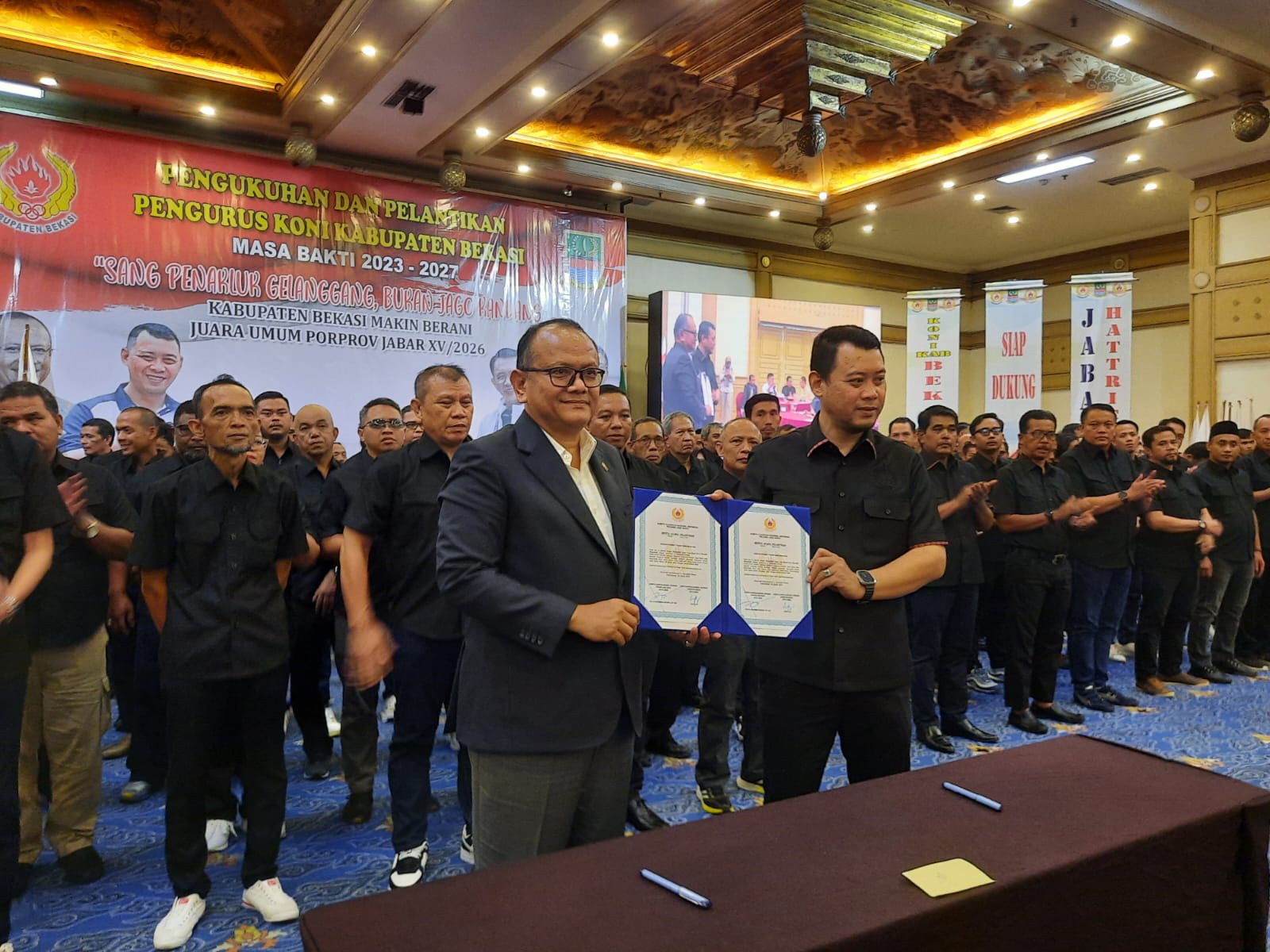KONI Kabupaten Bekasi Resmi Dilantik, Bertekad Menjadi Juara di Porprov Jabar Mendatang
