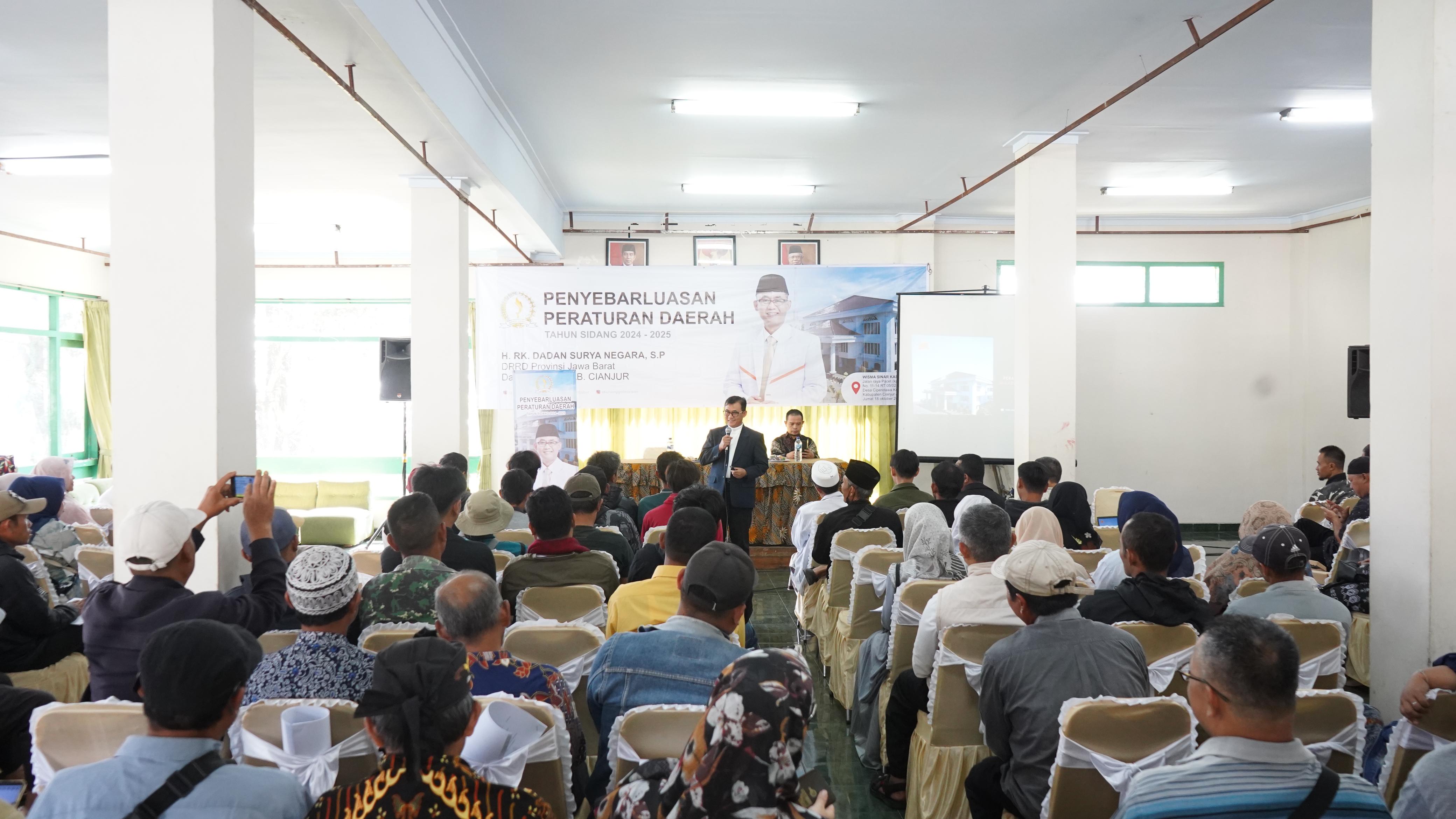 RK Dadan Surya Negara Dorong Desa Wisata di Cianjur