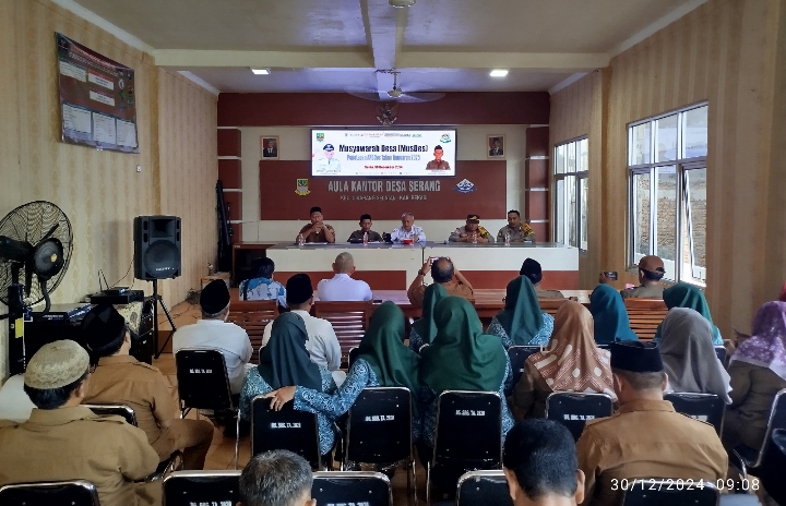 Gelar Musdes, Pemdes Serang Tetapkan APBDes 2025