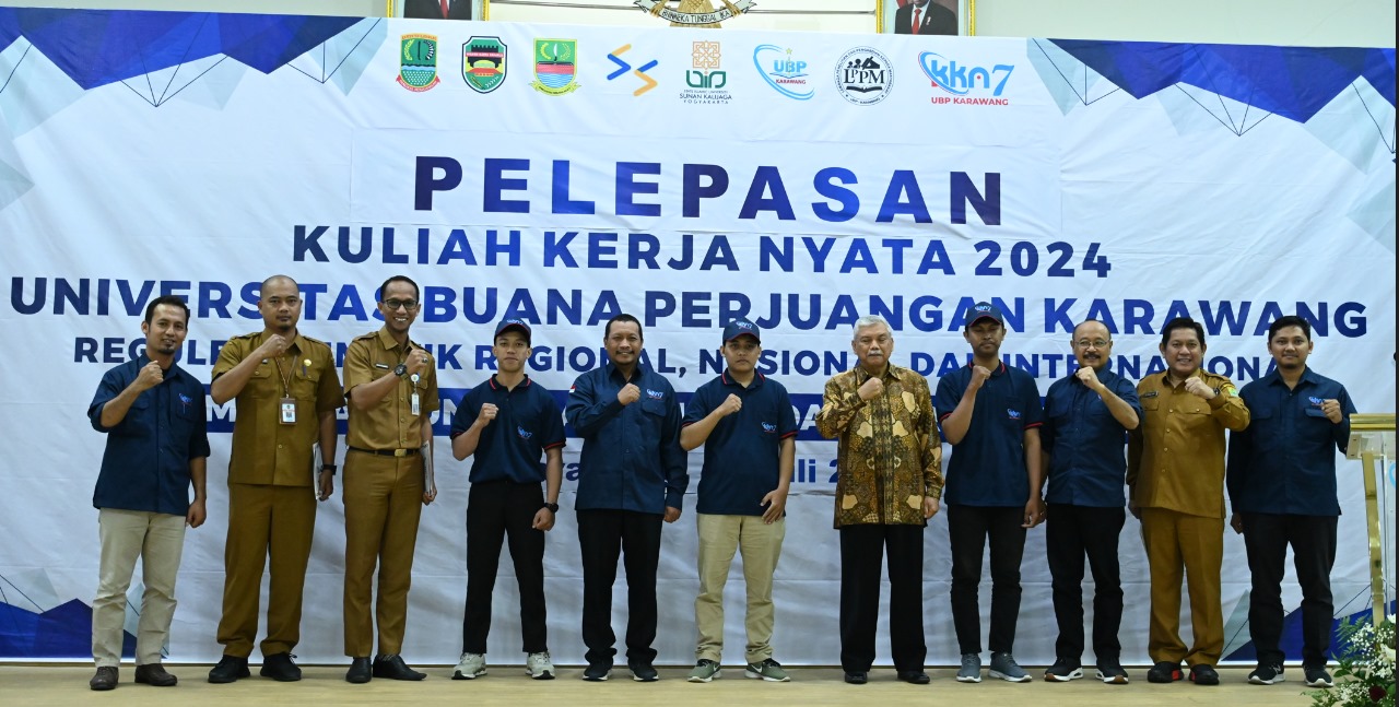 UBP Karawang Lepas 1400-an Mahasiswa KKN Reguler, Tematik Regional, Nasional dan Internasional Tahun 2024