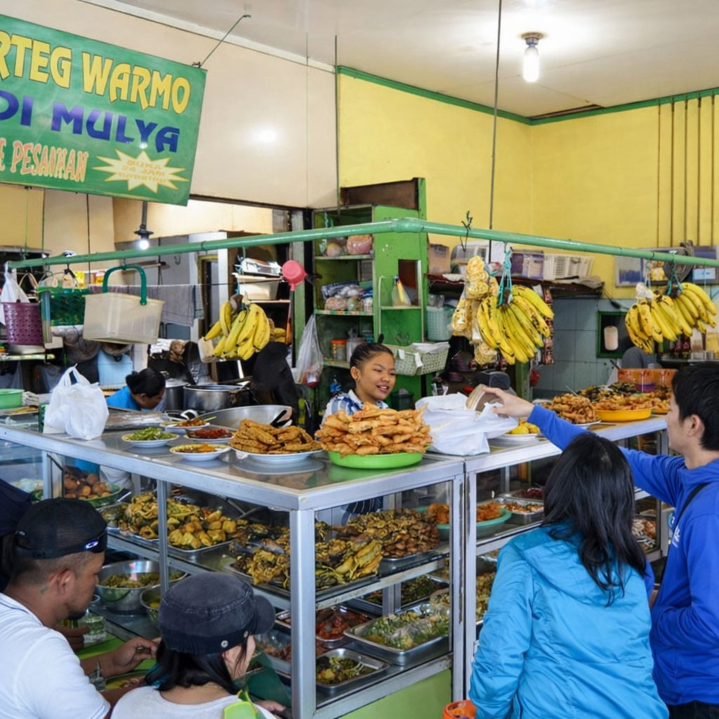 Awalnya Nyaris Tutup Permanen, Warteg Warmo Bertahan dengan Go Digital