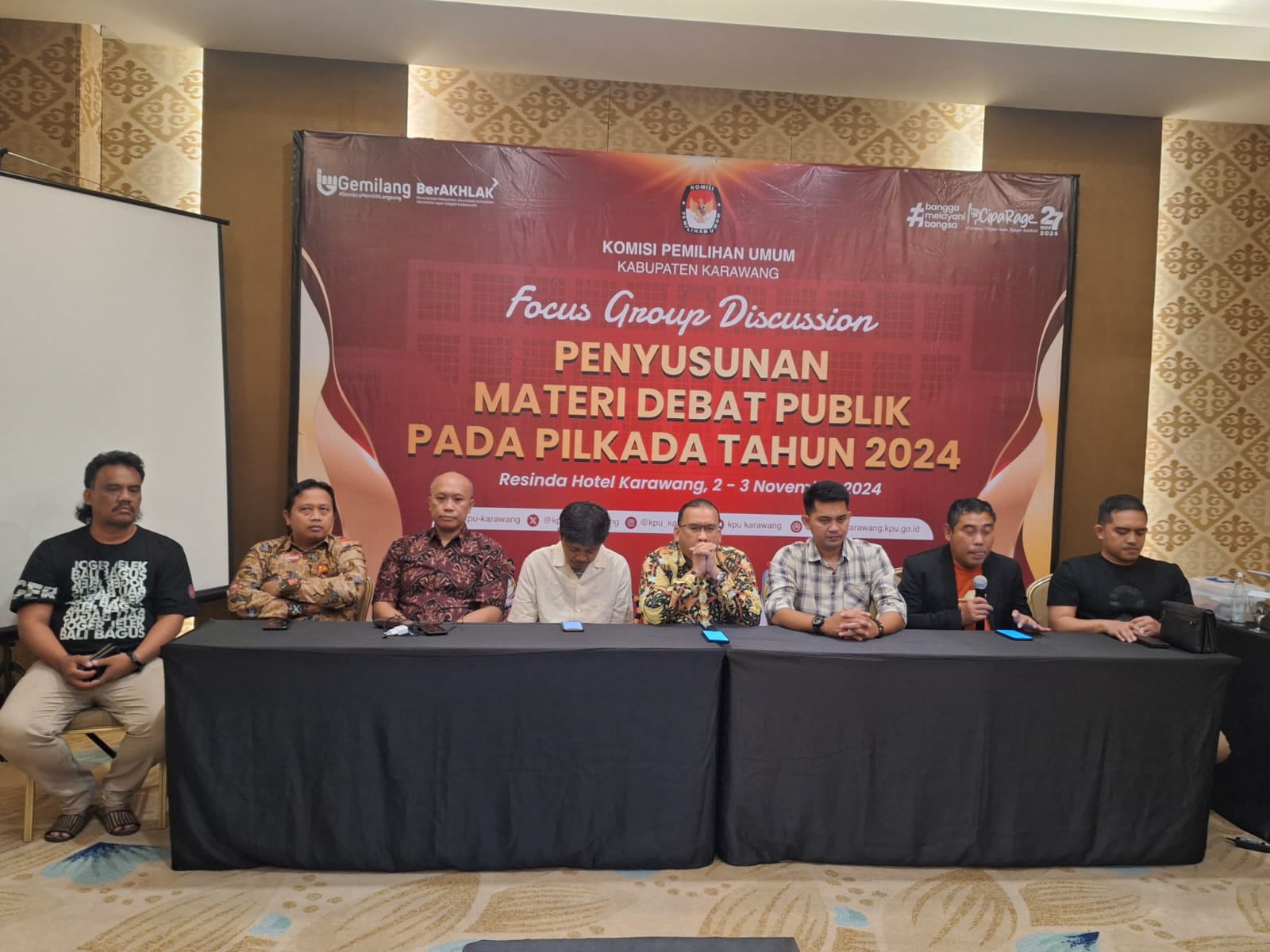 KPU Karawang Resmi Umumkan Panelis, Tema dan Jadwal Debat Publik Pilkada 2024