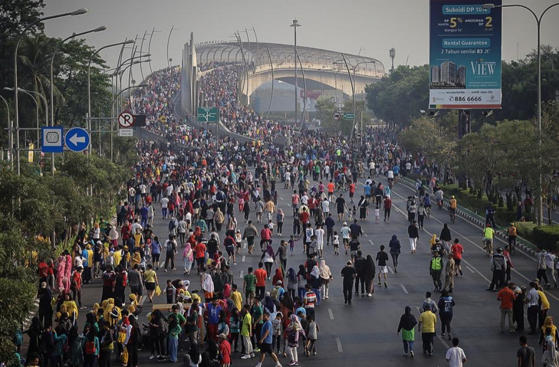 Car Free Day Bekasi Dipadati Ribuan Warga, Sempat Diwarnai Kericuhan