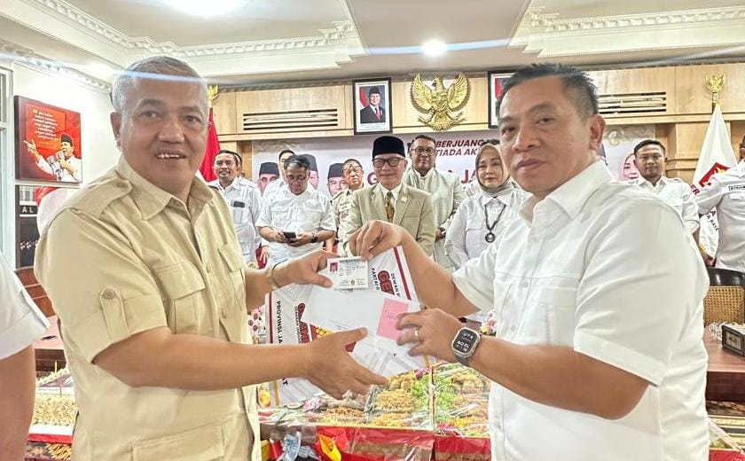 Bupati Karawang Terpilih, H. Aep Syaepuloh Resmi Bergabung dengan Partai Gerindra 