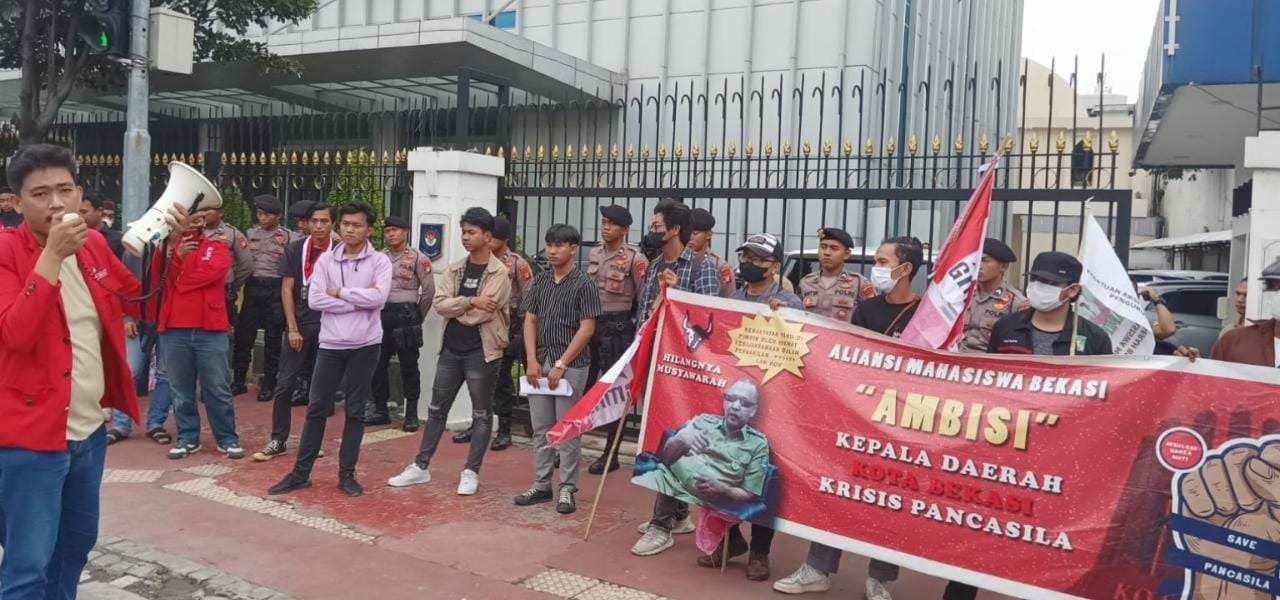 Berlanjut, Mahasiswa Aksi di Kemendagri Terkait Kesalahan Pelafalan Pancasila oleh Plt Wali Kota Bekasi 