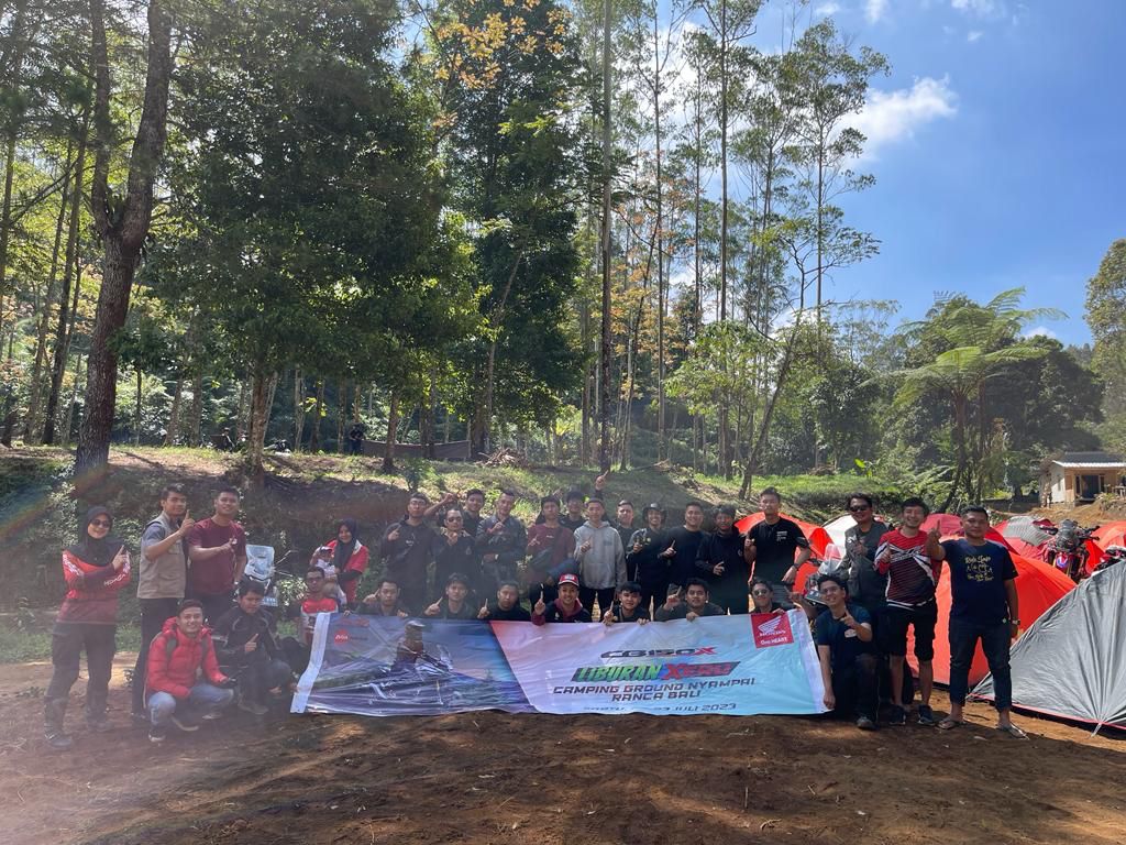 Liburan Seru bersama Honda CB150X di Camping Ground Nyampai Ranca Bali