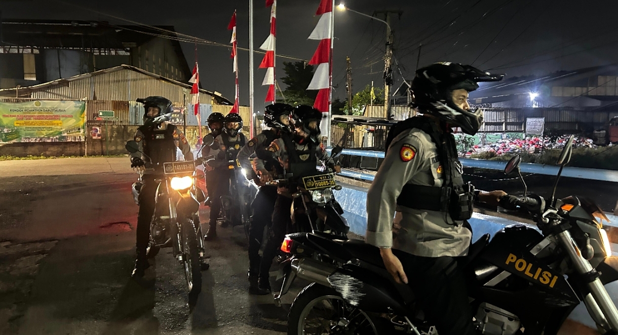 Polres Metro Bekasi Kota Gelar Patroli Malam untuk Jaga Keamanan Warga