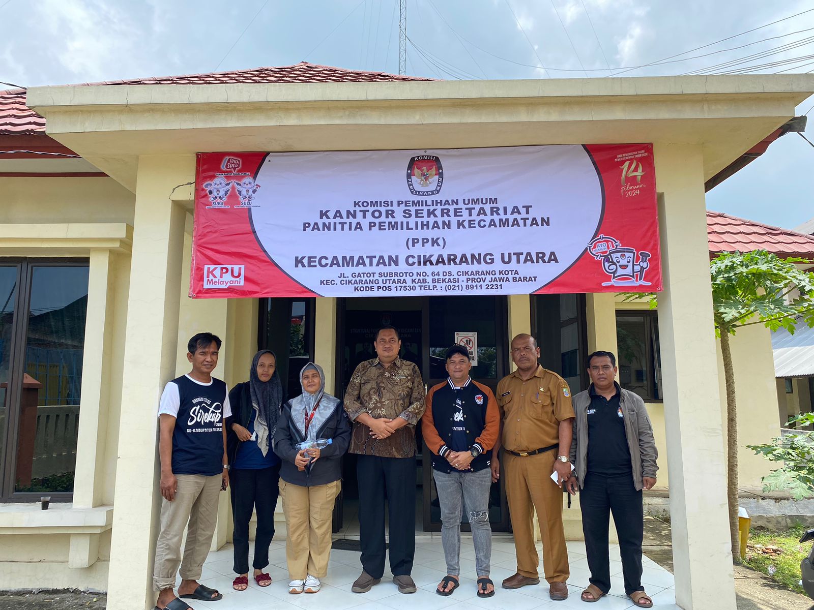 Bawaslu Jabar Monitoring Penertiban APK di Masa Tenang dan Pendistribusian Logistik di Kabupaten Bekasi