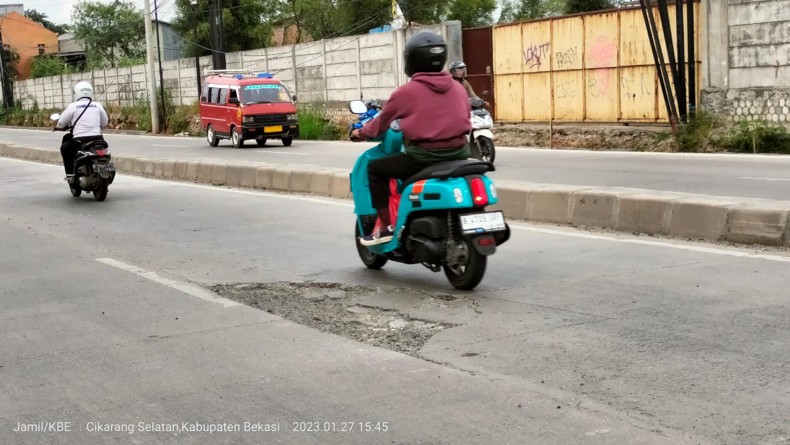 Jalan Ma'mun Nawawi Sudah Rampung, Sekarang dari Kandang Roda Menuju Serang-Sukadami Lancar Jaya