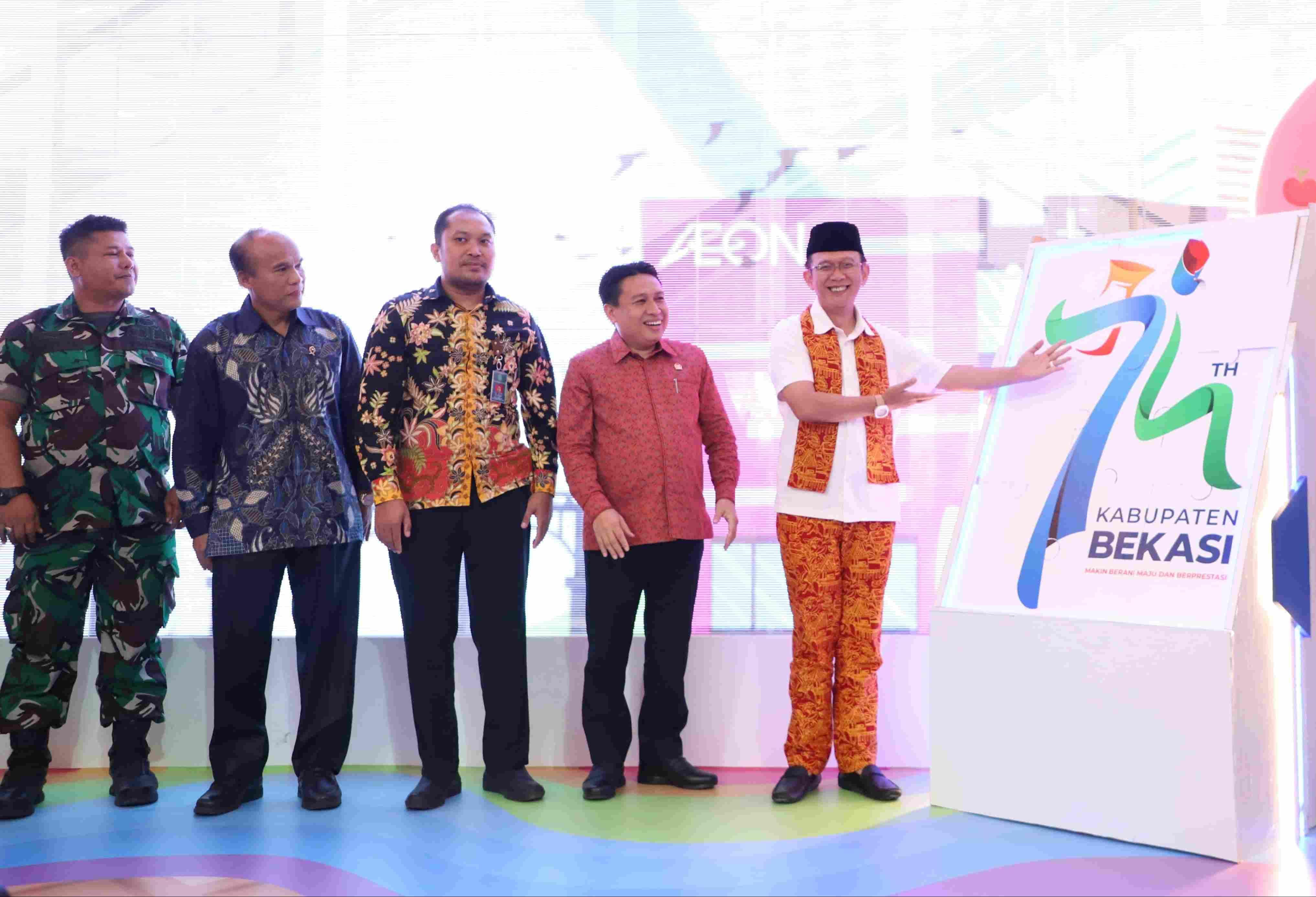 Pj Bupati Bekasi Luncurkan Logo Hari Jadi ke-74 Kabupaten Bekasi Tahun 2024, Ini Makna dan Filosofinya