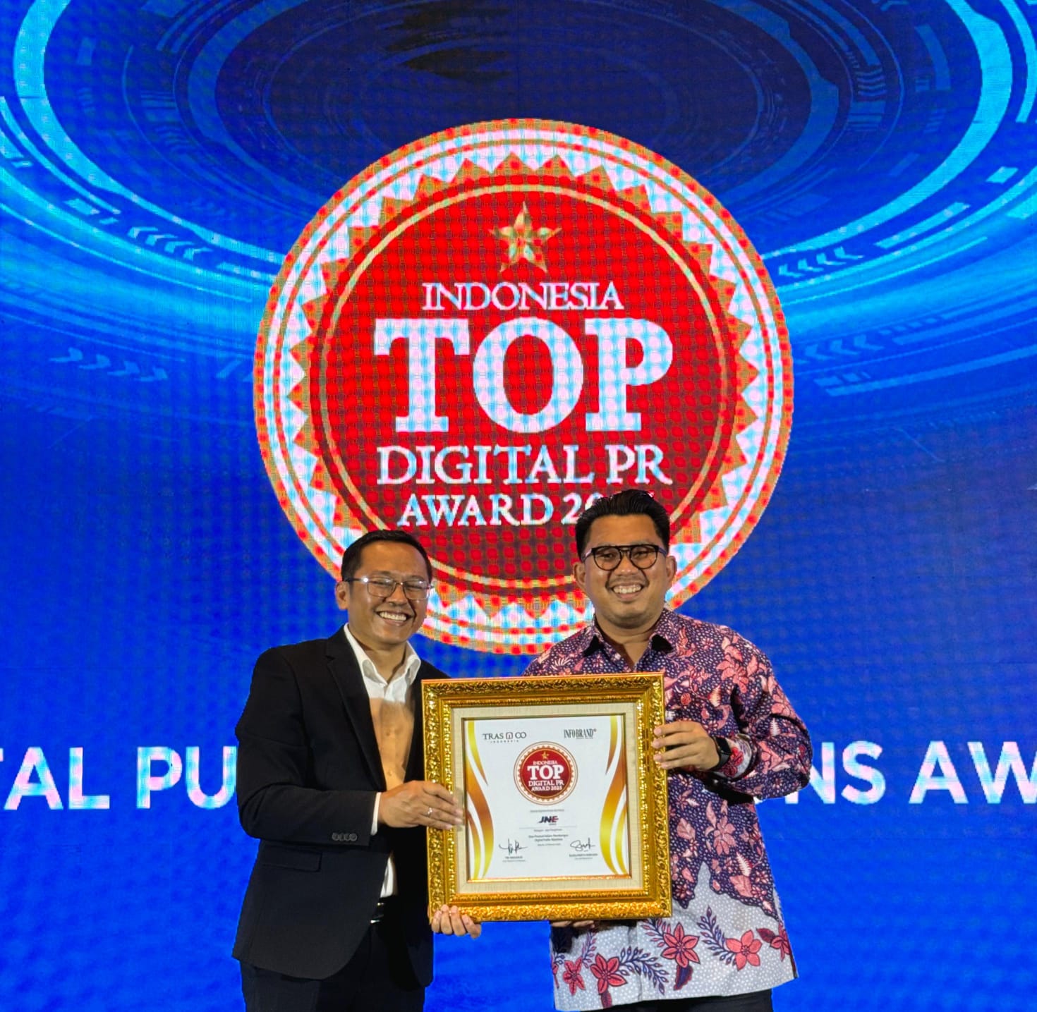 JNE Raih Penghargaan TOP Digital PR Award 2025, Perkuat Strategi Komunikasi di Era Digital