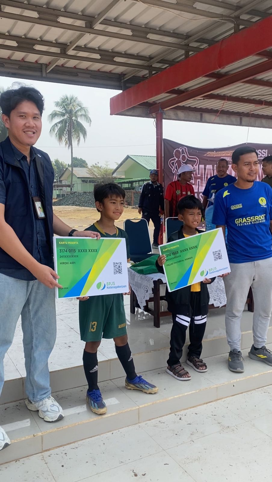 Atlet SSB Grassroots Competition Kabupaten Karawang Terlindungi Program BPJS Ketenagakerjaan