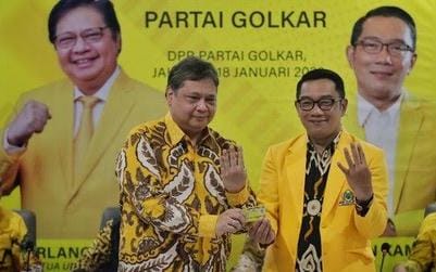 Ketum Golkar Airlangga Ungkap Peluang Ridwan Kamil di Pilgub Jabar