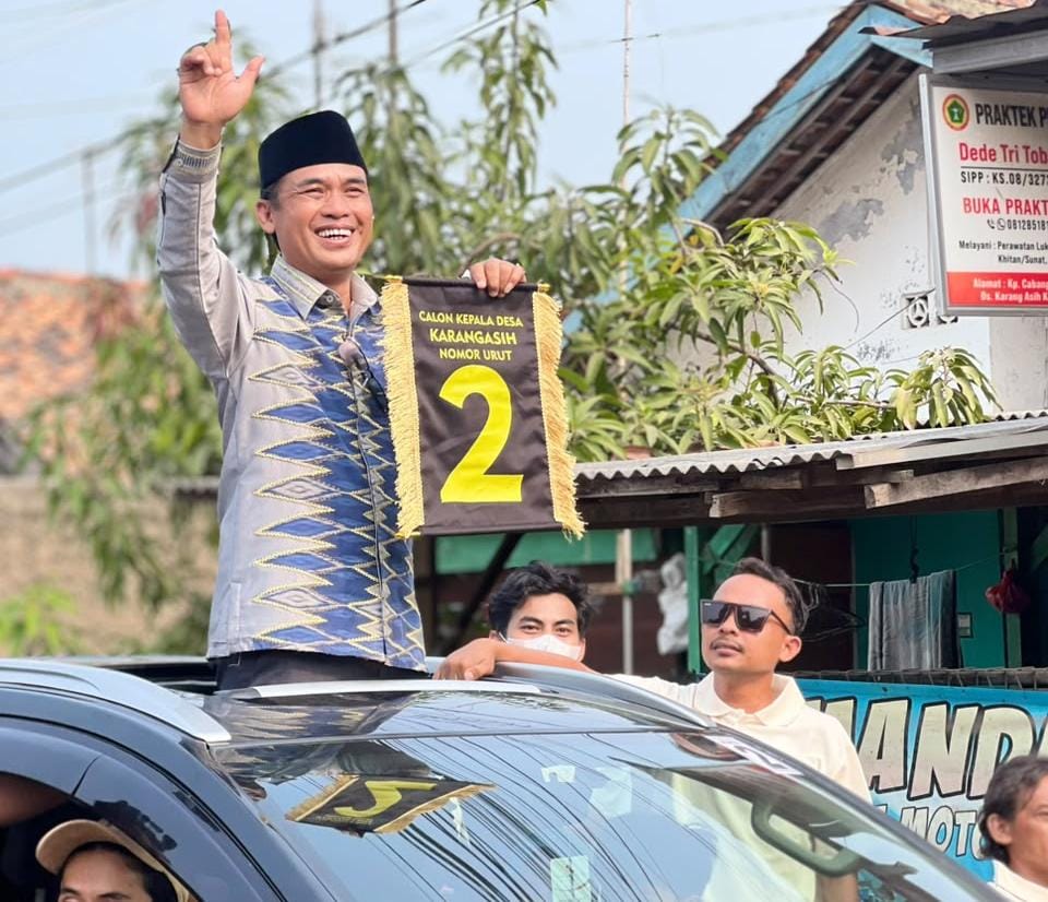Kantongi Nomor Urut 2, Petahana Karangasih Samsu Dawam Yakin Menang Dua Periode