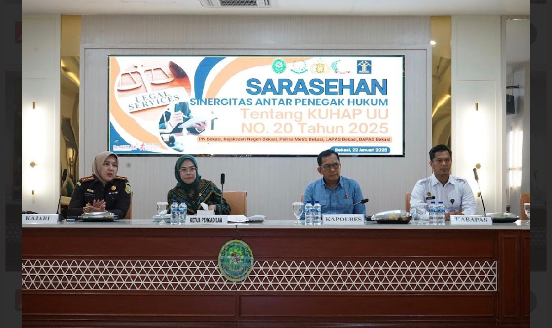 PN Bekasi Bahas Implementasi KUHAP Baru Bersama Aparat Penegak Hukum