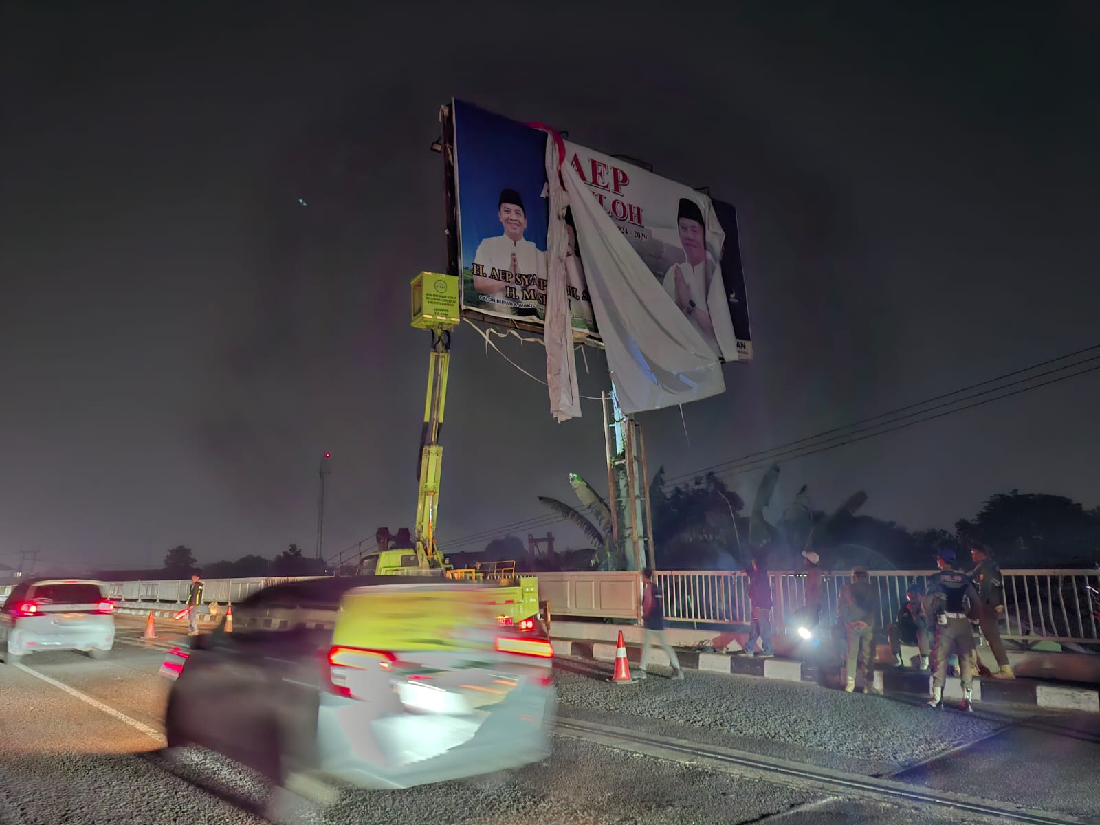 Masa Tenang, Tim Gabungan Tertibkan Ribuan APK di Karawang