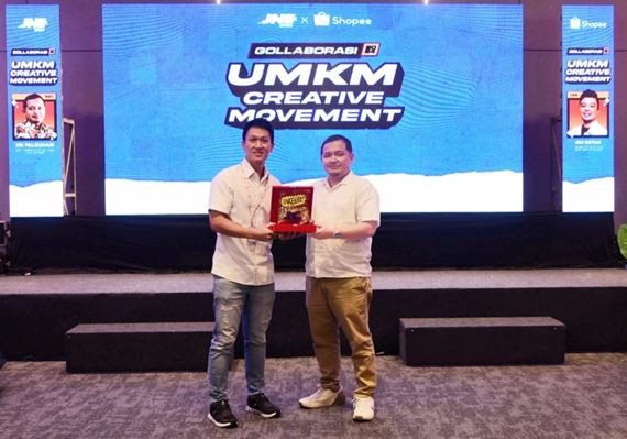 Gandeng Shopee, JNE Gelar Gollaborasi UMKM Creative Movement