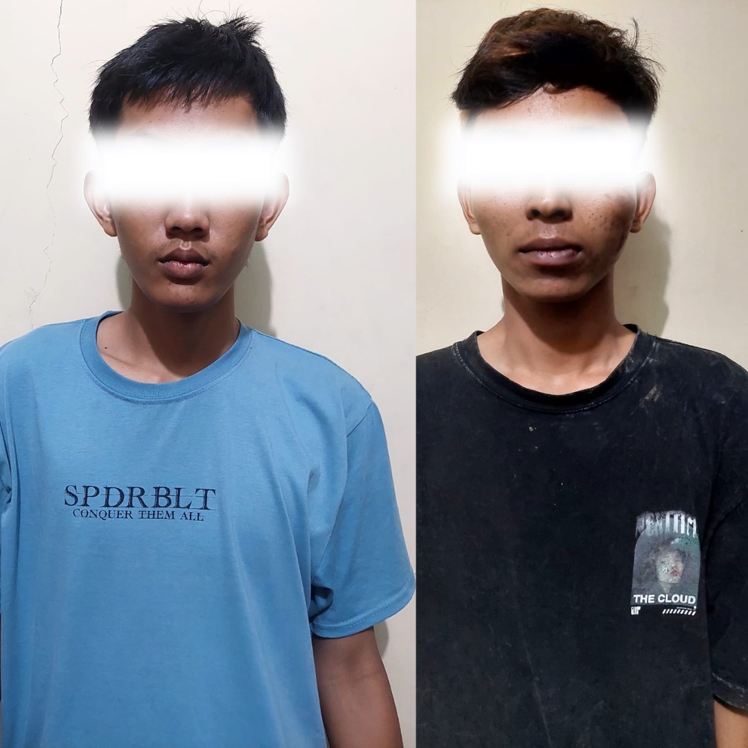 Dua Pemuda Pelaku Curanmor di Cokok Unit Reskrim Polsek Babelan