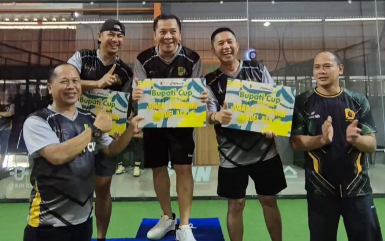 Starlight Padel Club Jadi Venue Bupati Cup Padel Porpemkab, Bupati Aep Juara Kategori Silver