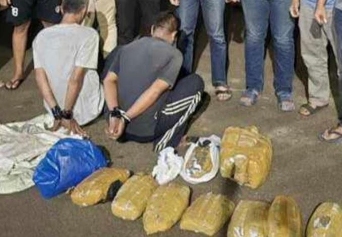 Dua Kurir Narkoba Antar Provinsi Ditangkap, Polisi Amankan 11 Kg Ganja