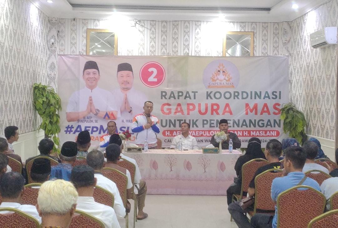 Gapura Mas Gelar Konsolidasi, Rapatkan Barisan Menangkan Aep-Maslani di Pilbup Karawang 2024