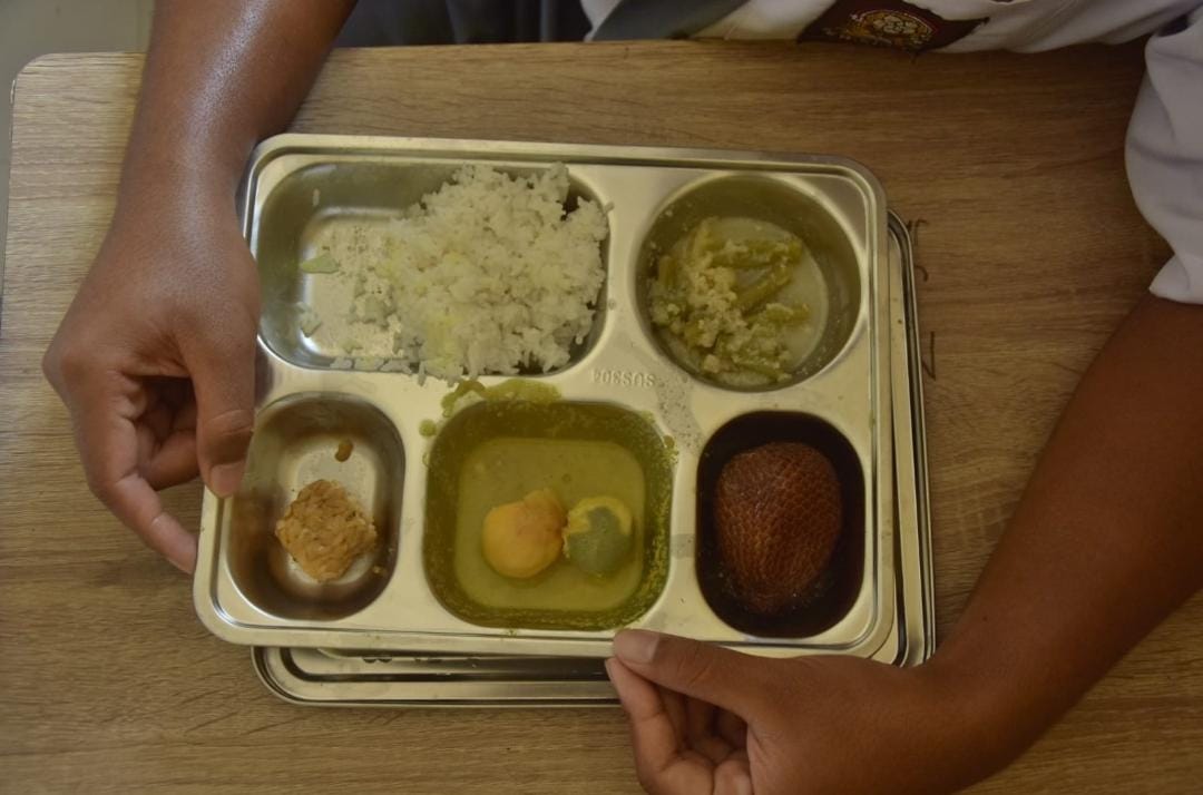 Penampakan Menu Makan Bergizi Gratis di Kabupaten Bekasi 