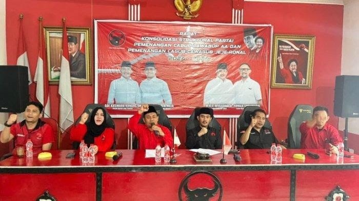 Ade Kuswara Kunang Resmi Ditunjuk Sebagai Plt Ketua DPC PDIP Kabupaten Bekasi 