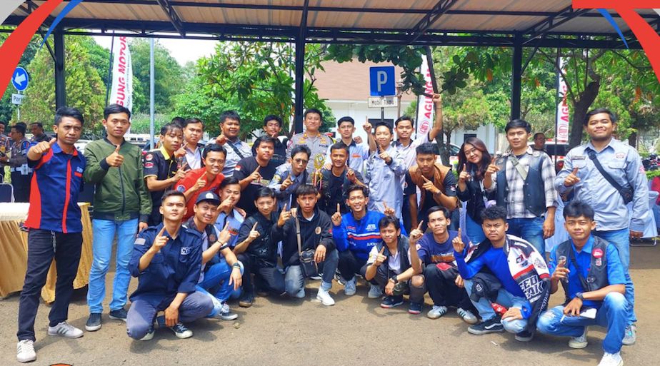 Asosiasi Motor Honda Cianjur Ikuti Kegiatan Hari Jadi Lalu Lintas Ke-68